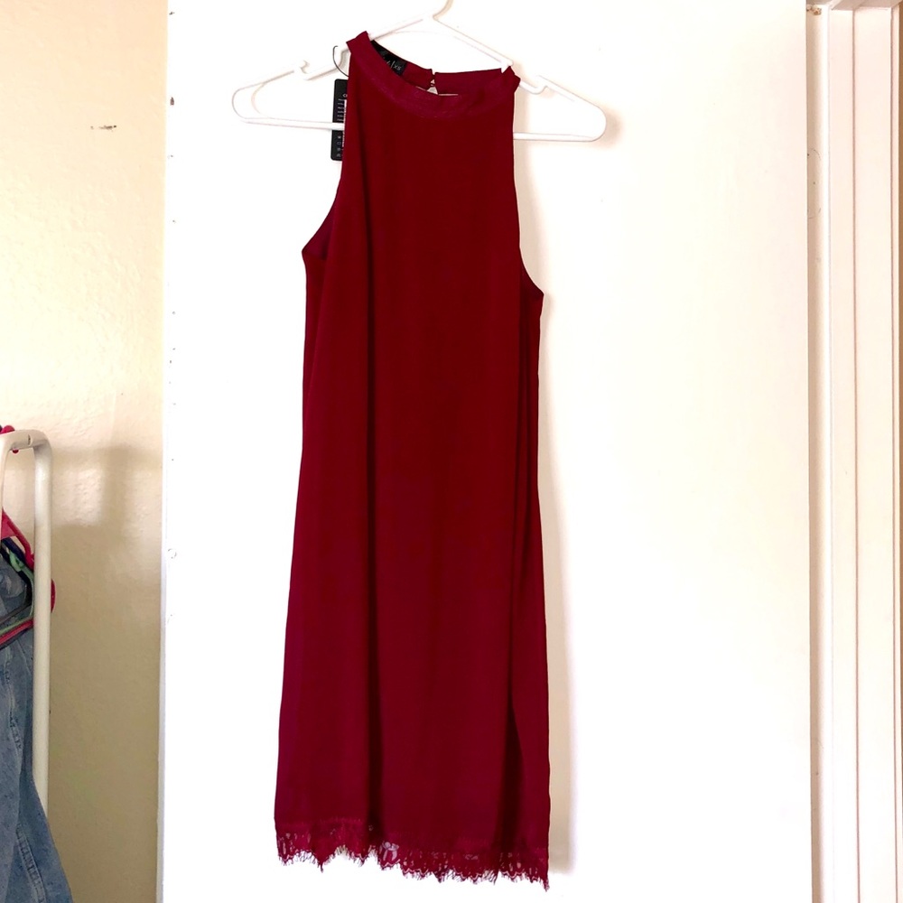 Burgundy Dress